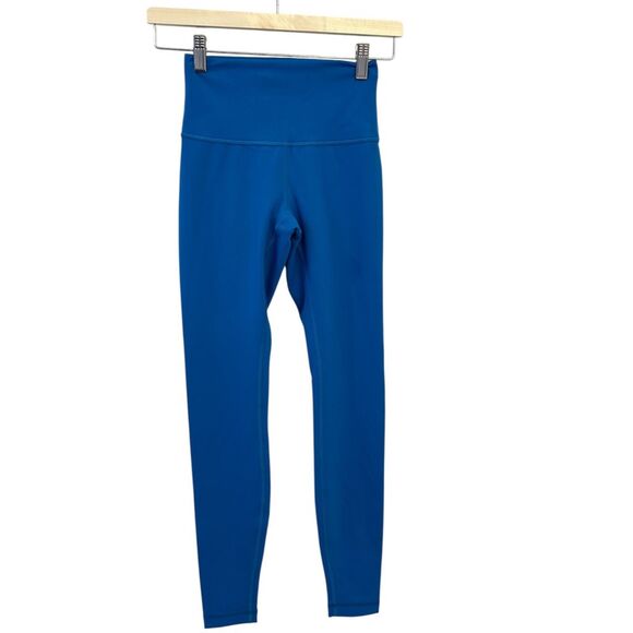 NWT Lululemon Wunder Train High-Rise Tight 28"size 4 Hawaiian Blue - Picture 4 of 7
